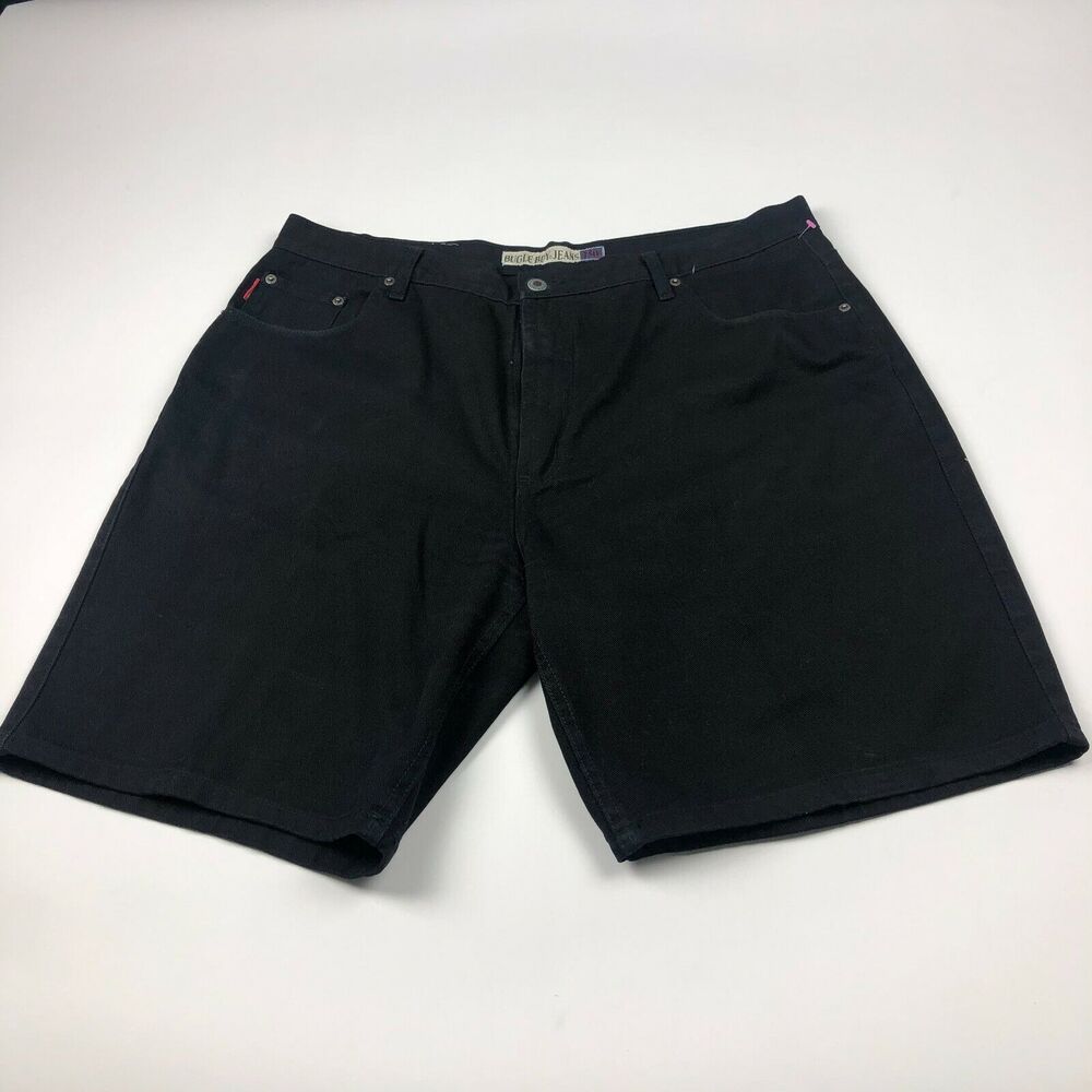 Bugle Boy Jeans 40W VTG Mens (Actual 40W) Casual Denim Jean Shorts Black